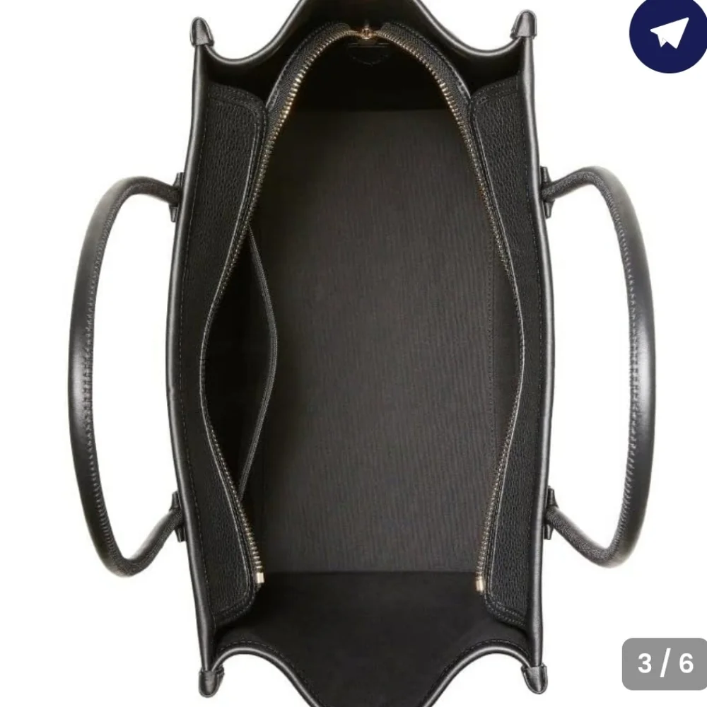 Kate Spade Ella Pebbled Black Leather Tote - Picture 3 of 9